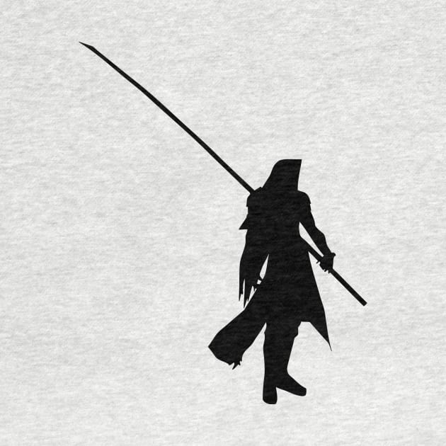 Sephiroth Long Sword Silhouette by AnotherOne